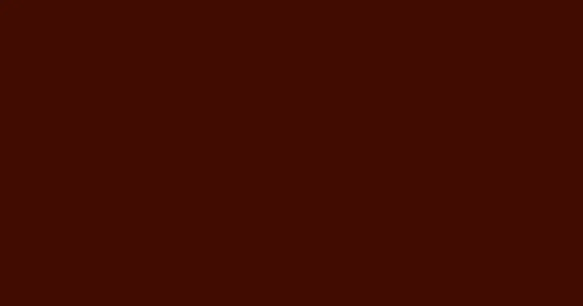 #410c00 brown pod color image