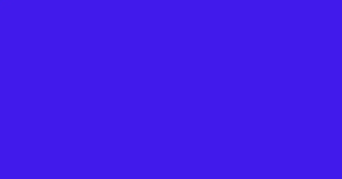 #411aea persian blue color image