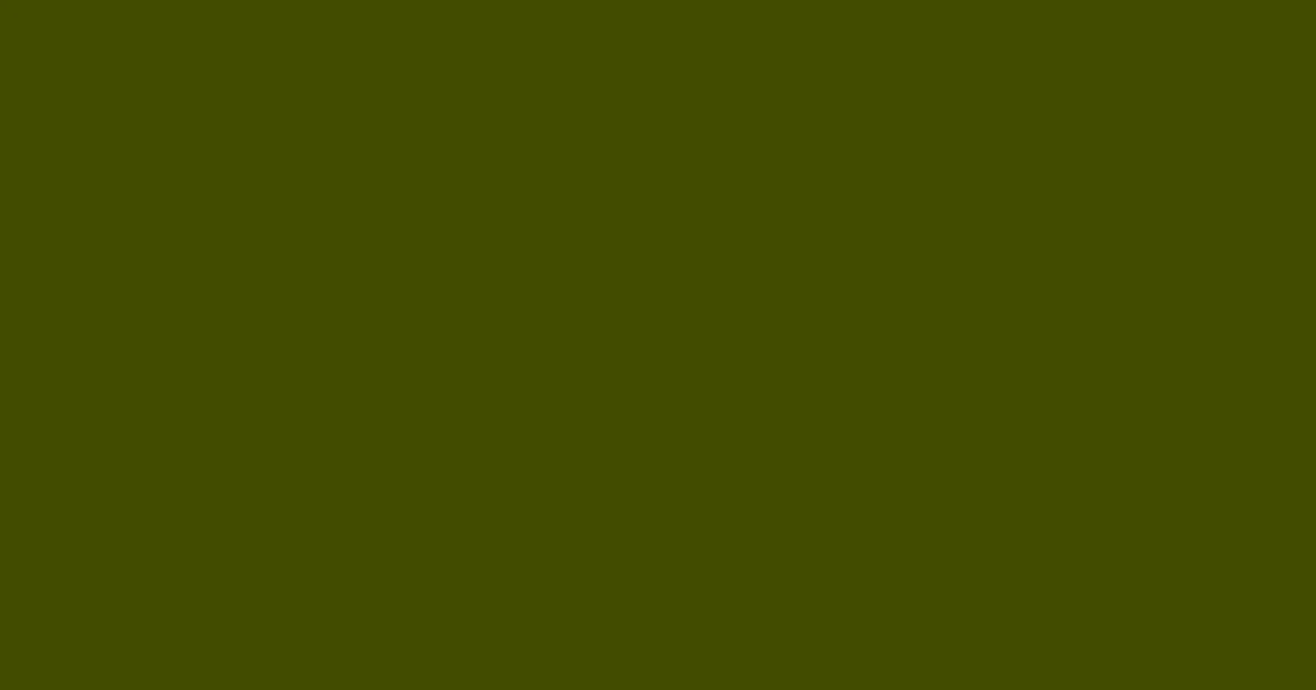 #414b00 verdun green color image