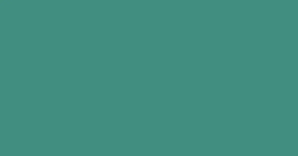 #418e7f jade color image