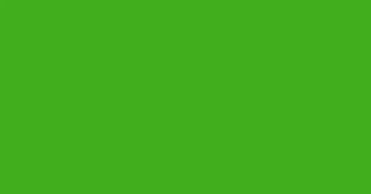 41af1c - Slimy Green Color Informations