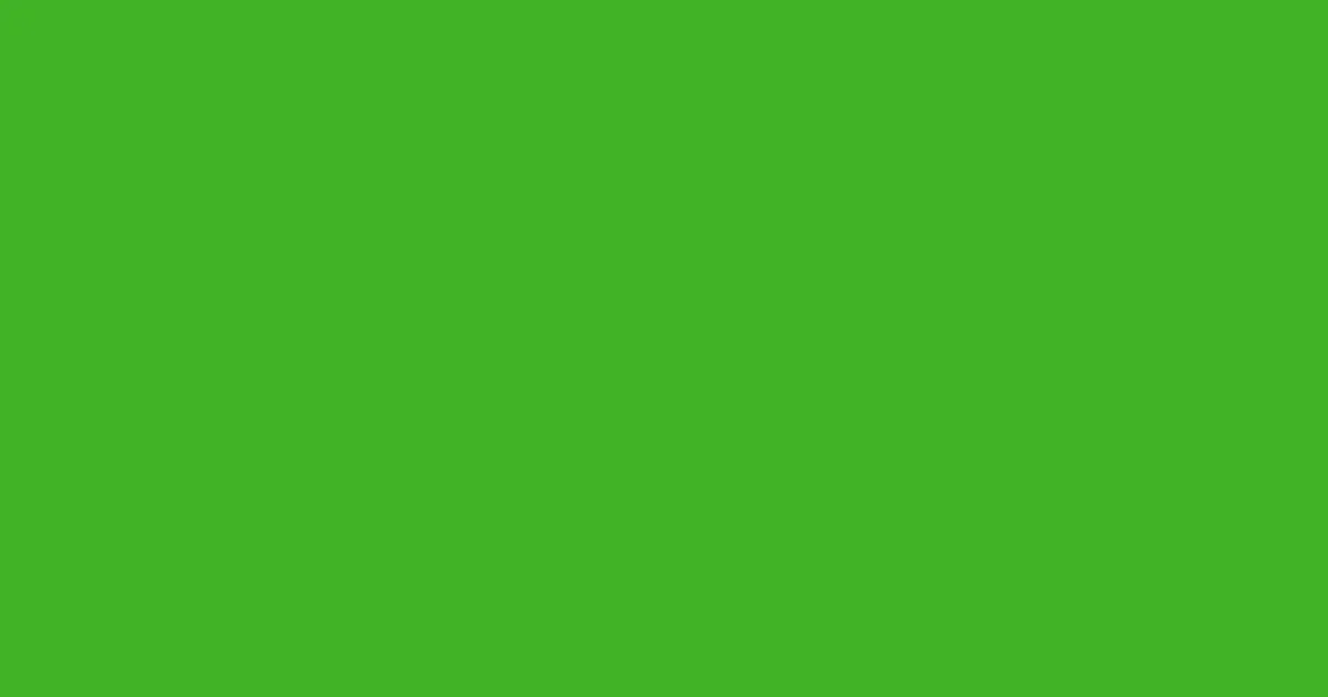 #41b326 slimy green color image