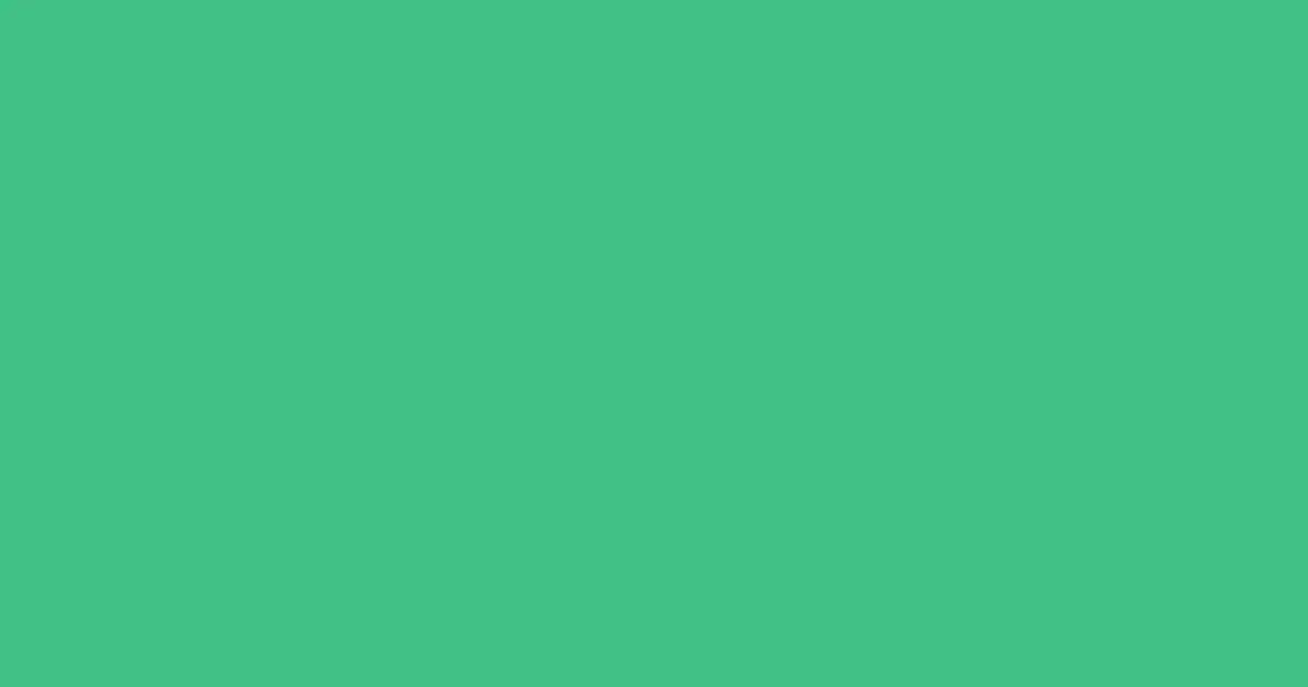 #41c186 ocean green pearl color image