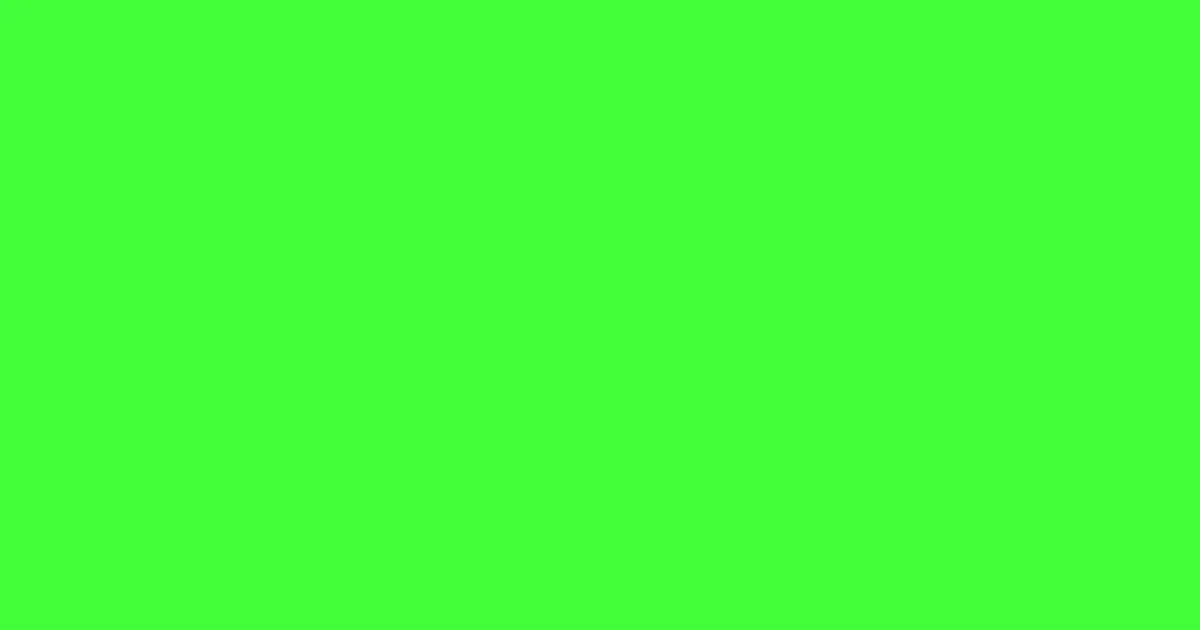 #41ff39 screamin' green color image