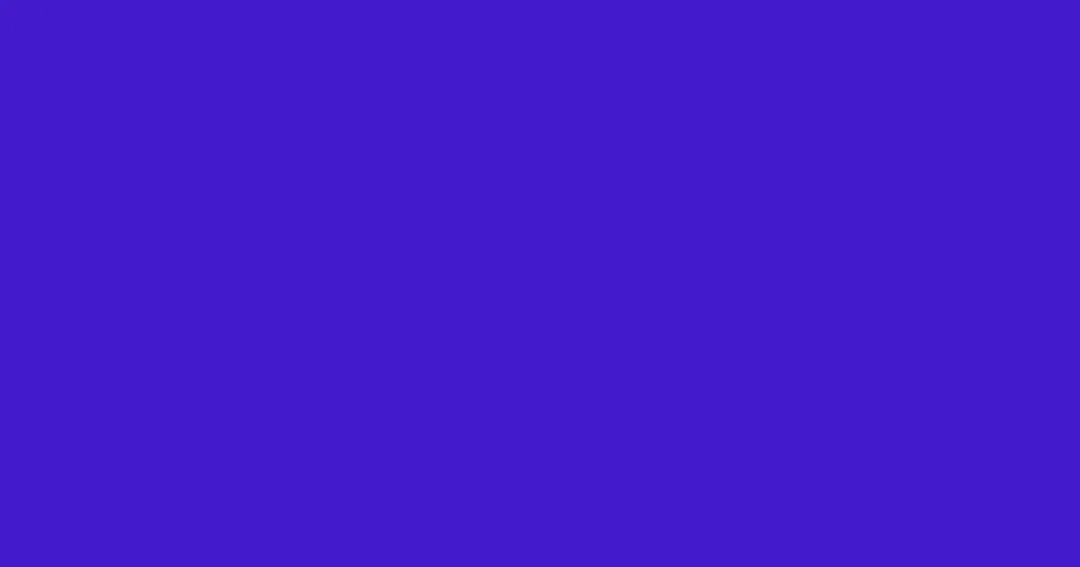 #421bcd persian blue color image
