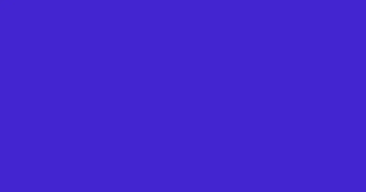 #4225d1 purple heart color image