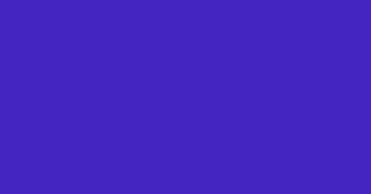 #4226be purple heart color image