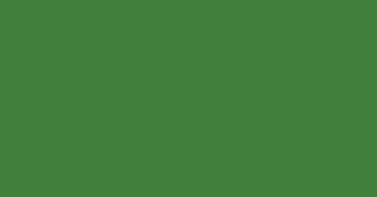 #427e3c fern green color image