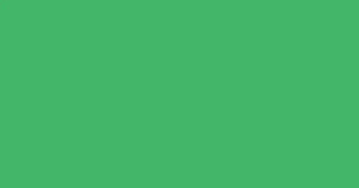 #42b667 chateau green color image