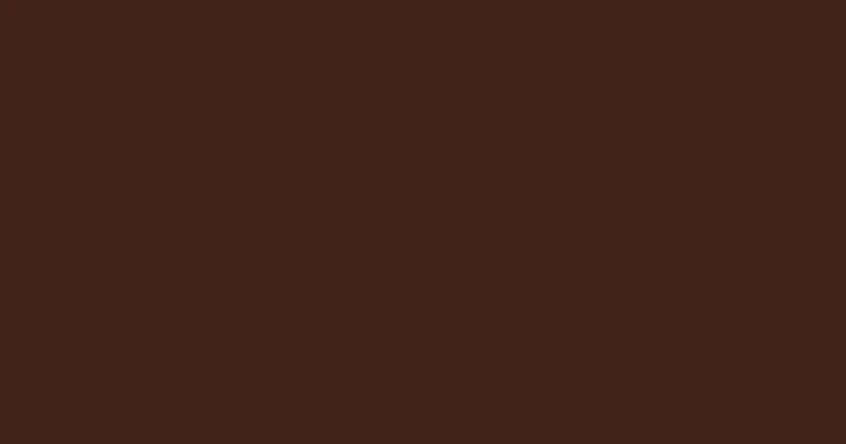 #432219 cocoa bean color image