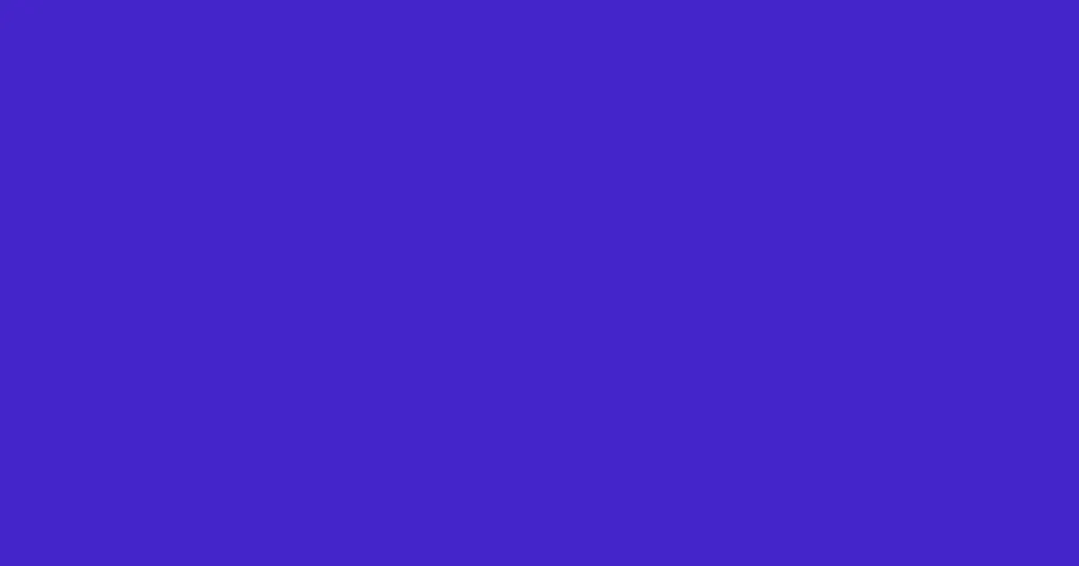 #4325c9 purple heart color image