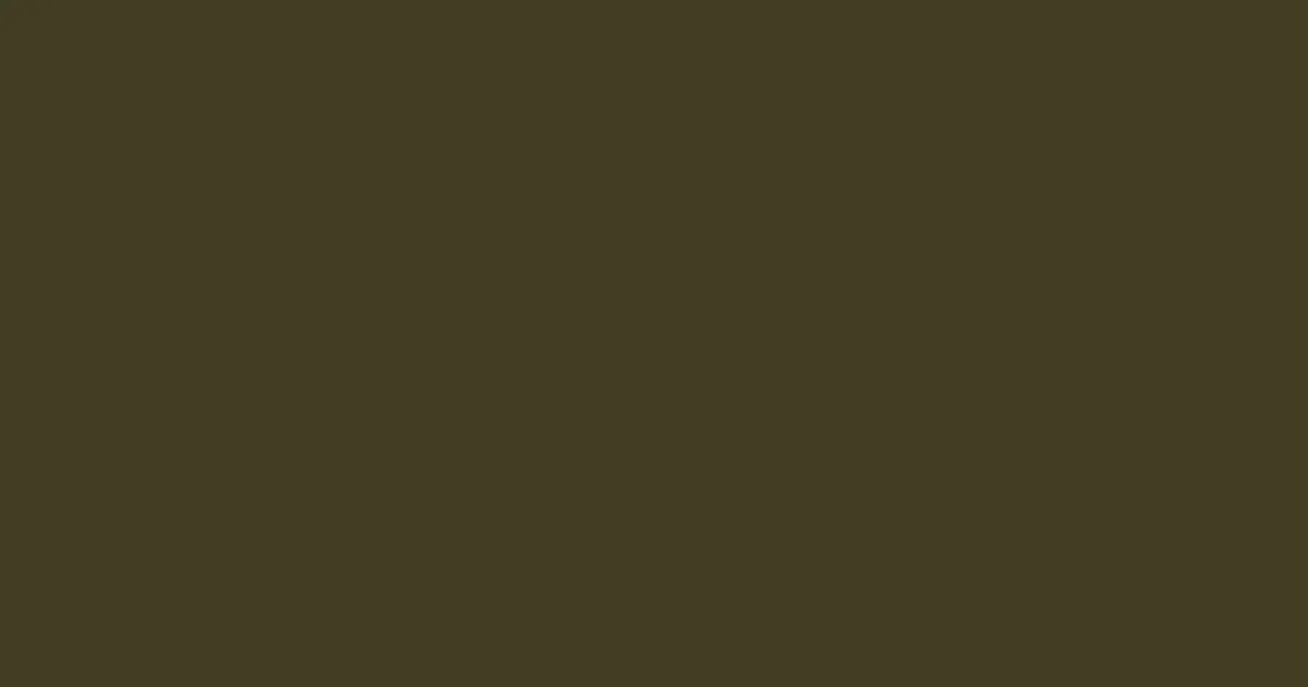 #433d23 lisbon brown color image