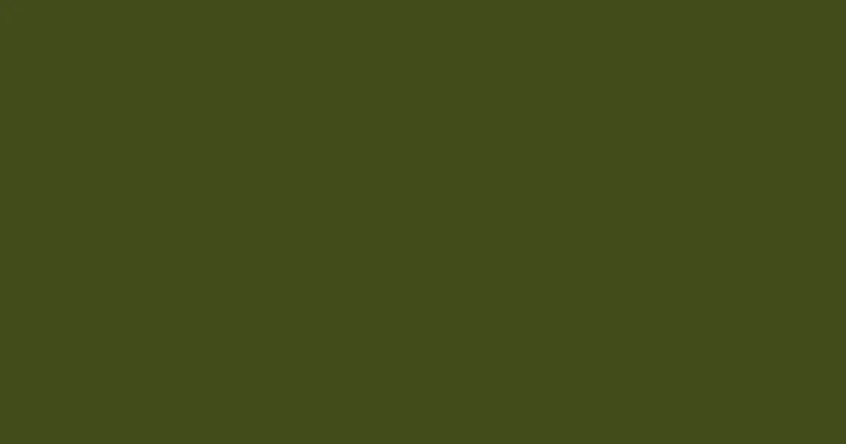 #434c1c thatch green color image