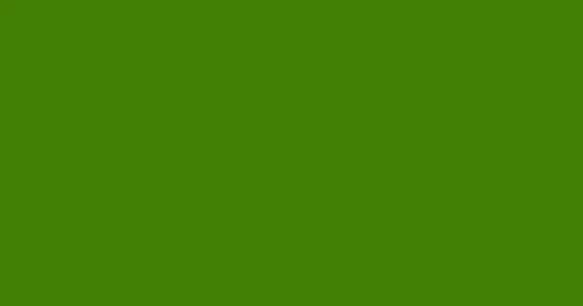 #437d04 verdun green color image
