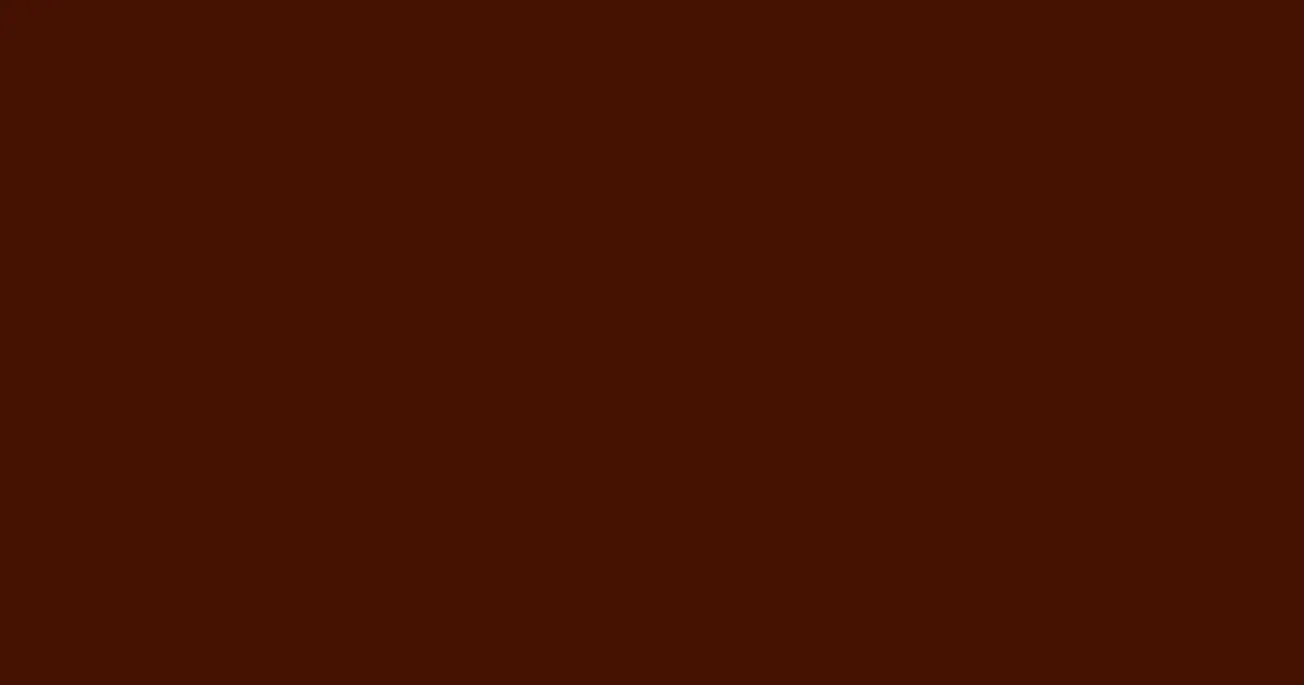 #441100 brown pod color image