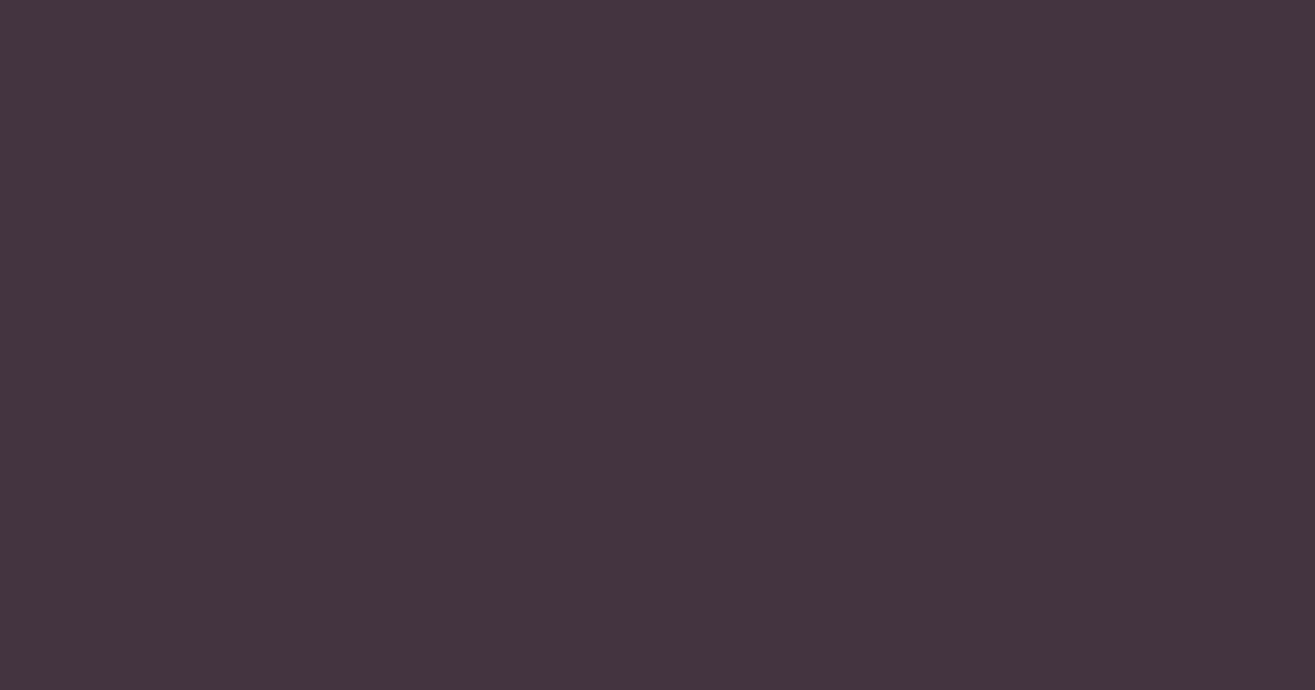 #443441 matterhorn color image