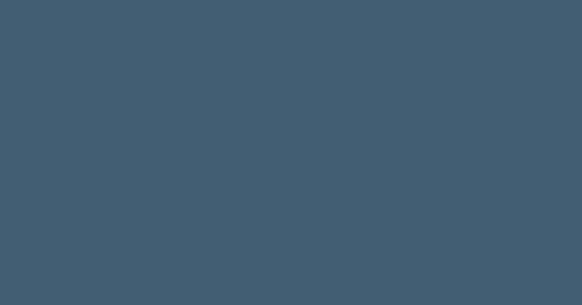 #445f70 blue bayoux color image