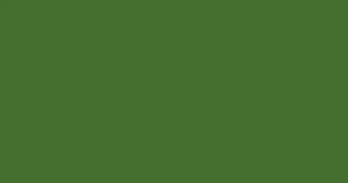 #446f2e chalet green color image