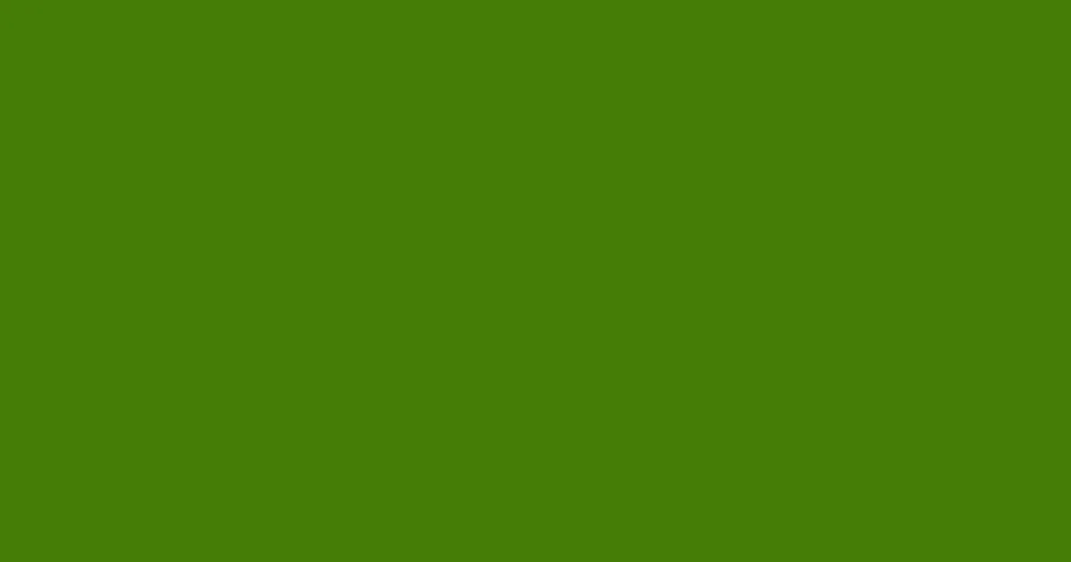 #447c05 green leaf color image