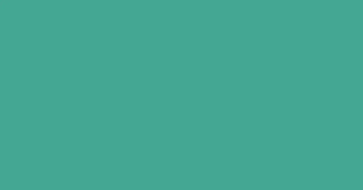 #44a693 jade color image