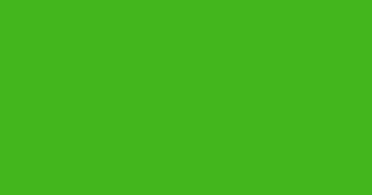 #44b51e slimy green color image