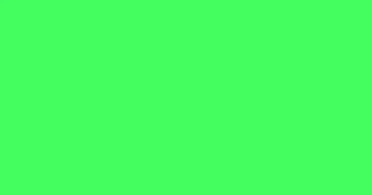 #44fc5f screamin' green color image