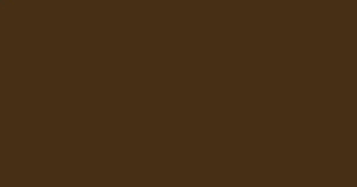 #453014 brown derby color image