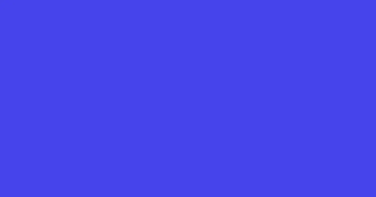 #4543eb royal blue color image