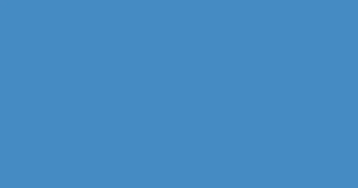 #458bc3 boston blue color image
