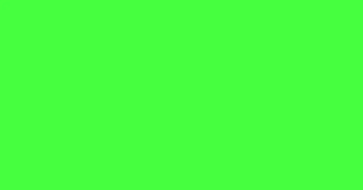 #45ff3f screamin' green color image