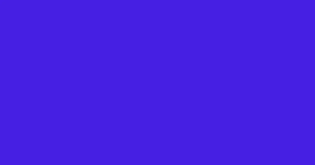 #461fe1 purple heart color image