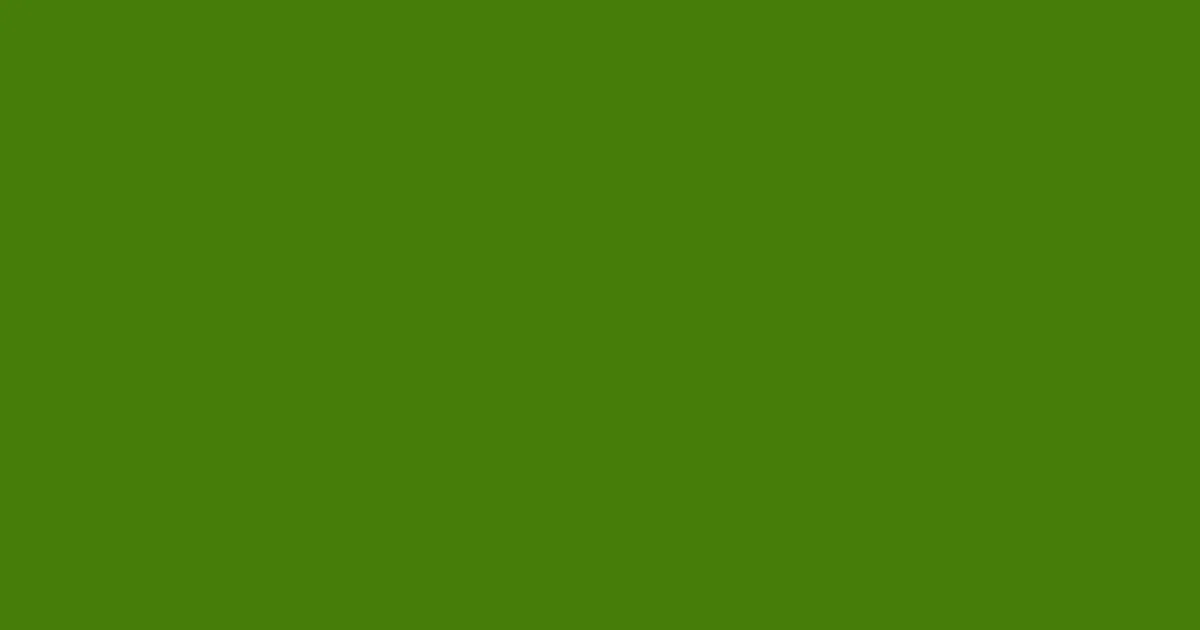 #467e09 green leaf color image