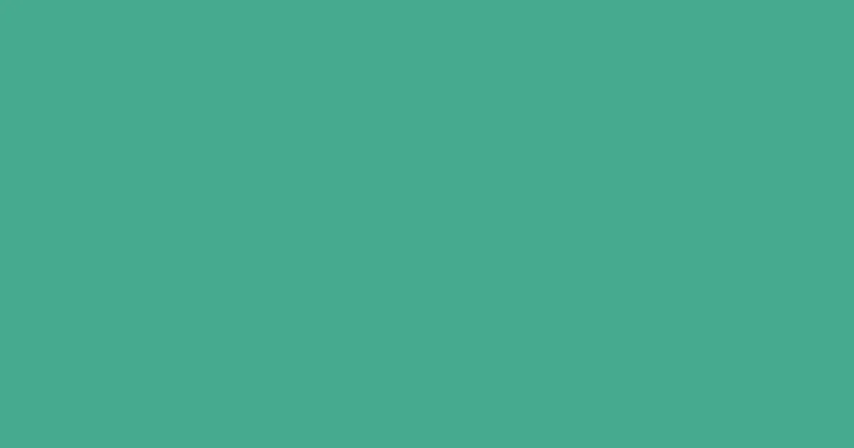 #46ab8f pine color image