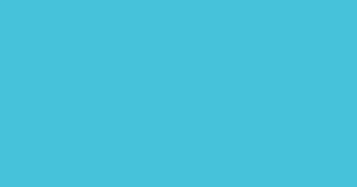 #46c2db turquoise pearl color image