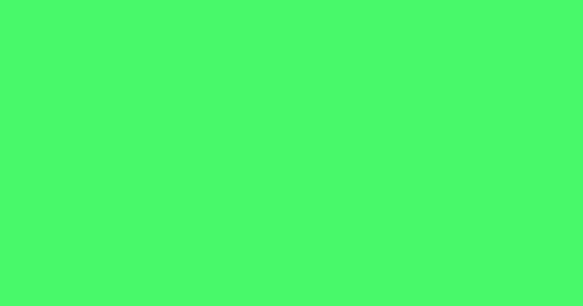 #46f966 screamin' green color image