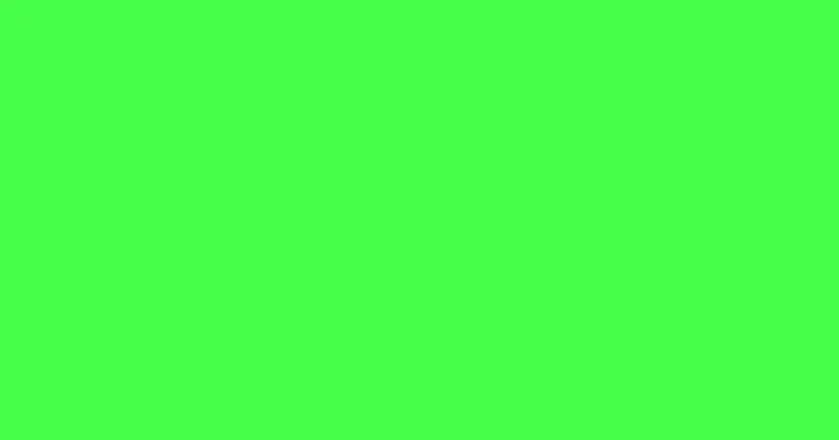#46ff4a screamin' green color image