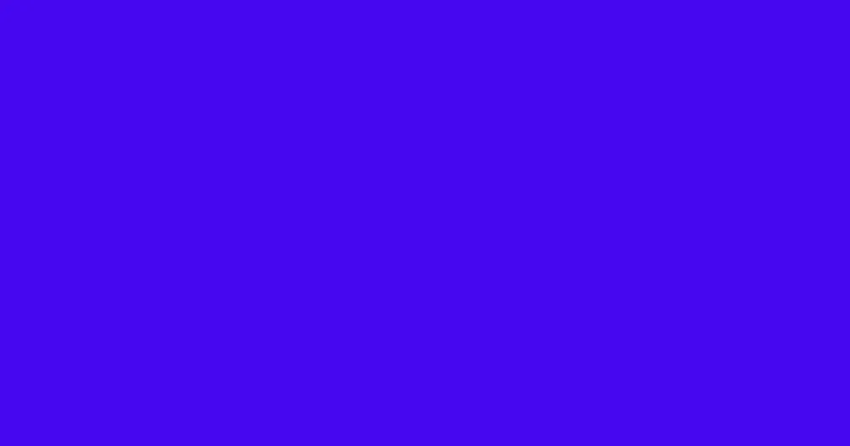 #4707f0 electric violet color image