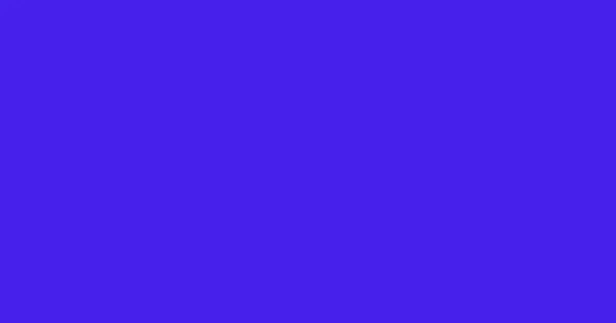 #4721eb royal blue color image