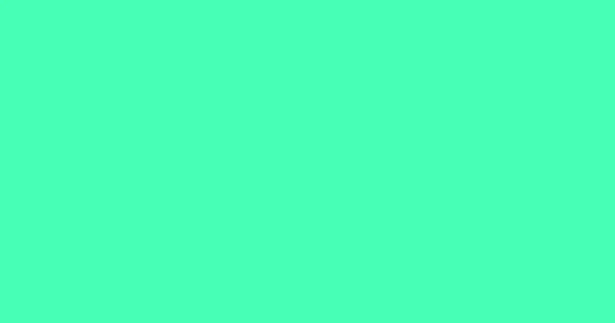 #47ffb6 aquamarine color image