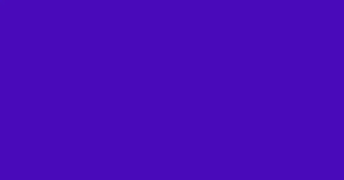 #480aba blue gem color image