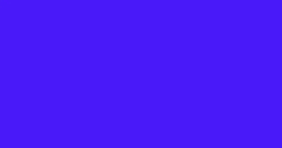 #4819f9 electric violet color image
