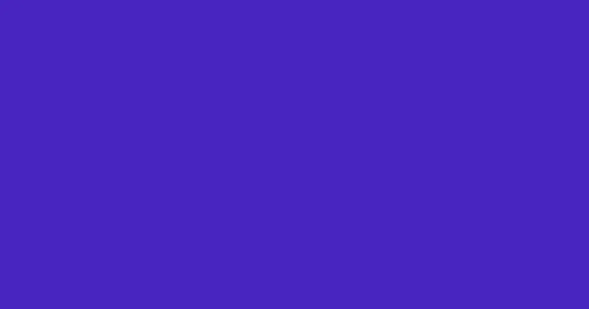 #4825c0 purple heart color image