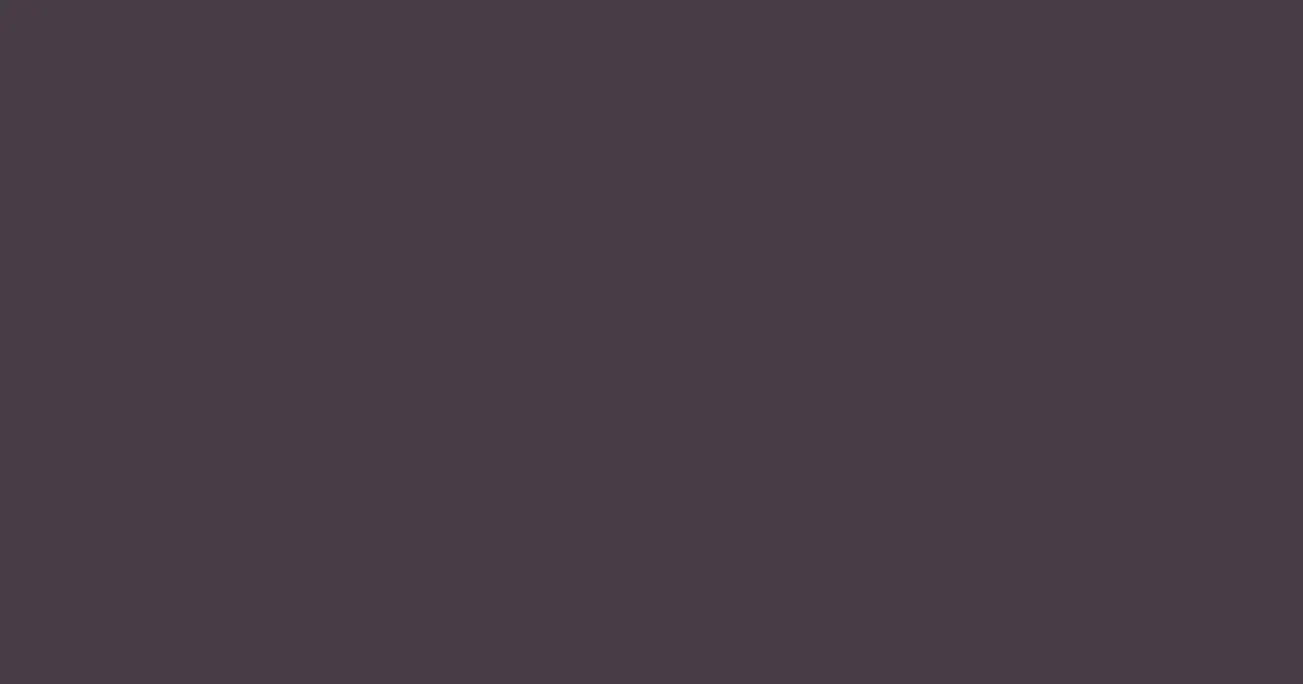 #483d47 matterhorn color image