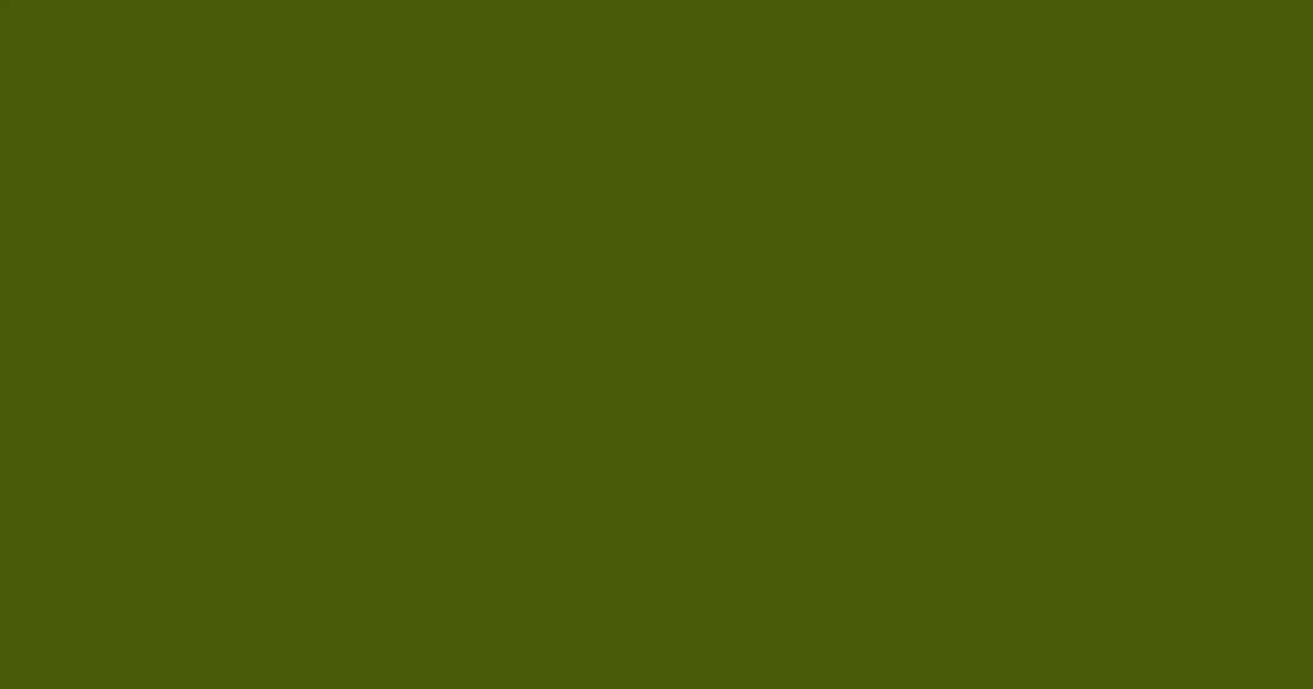 #485a09 green leaf color image