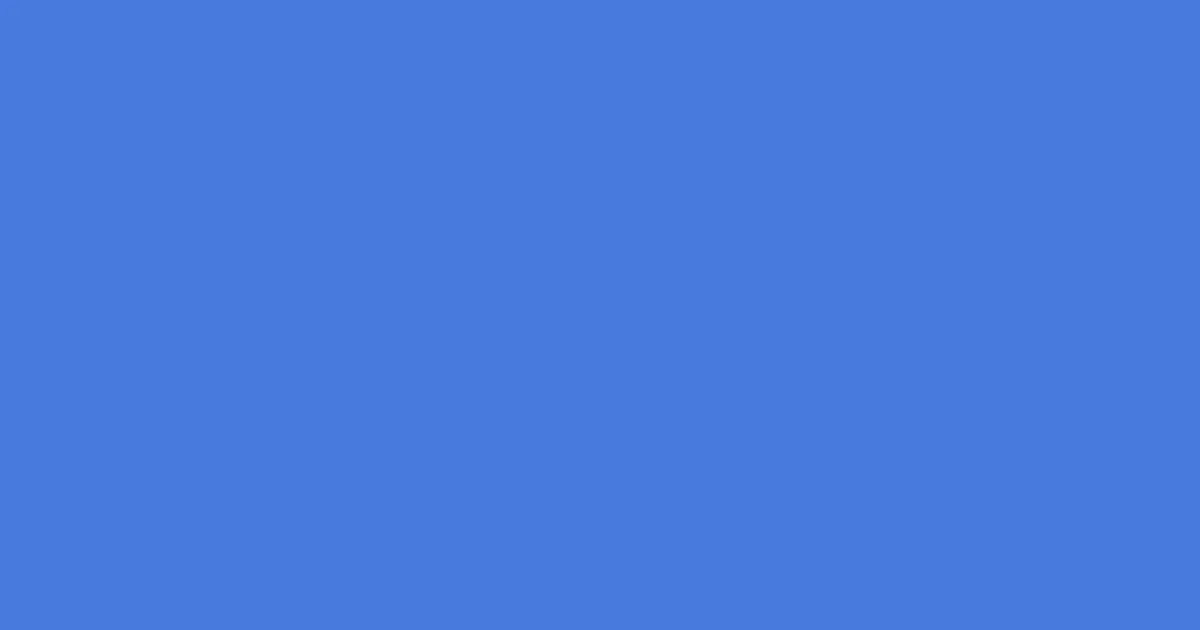 #487bde royal blue color image