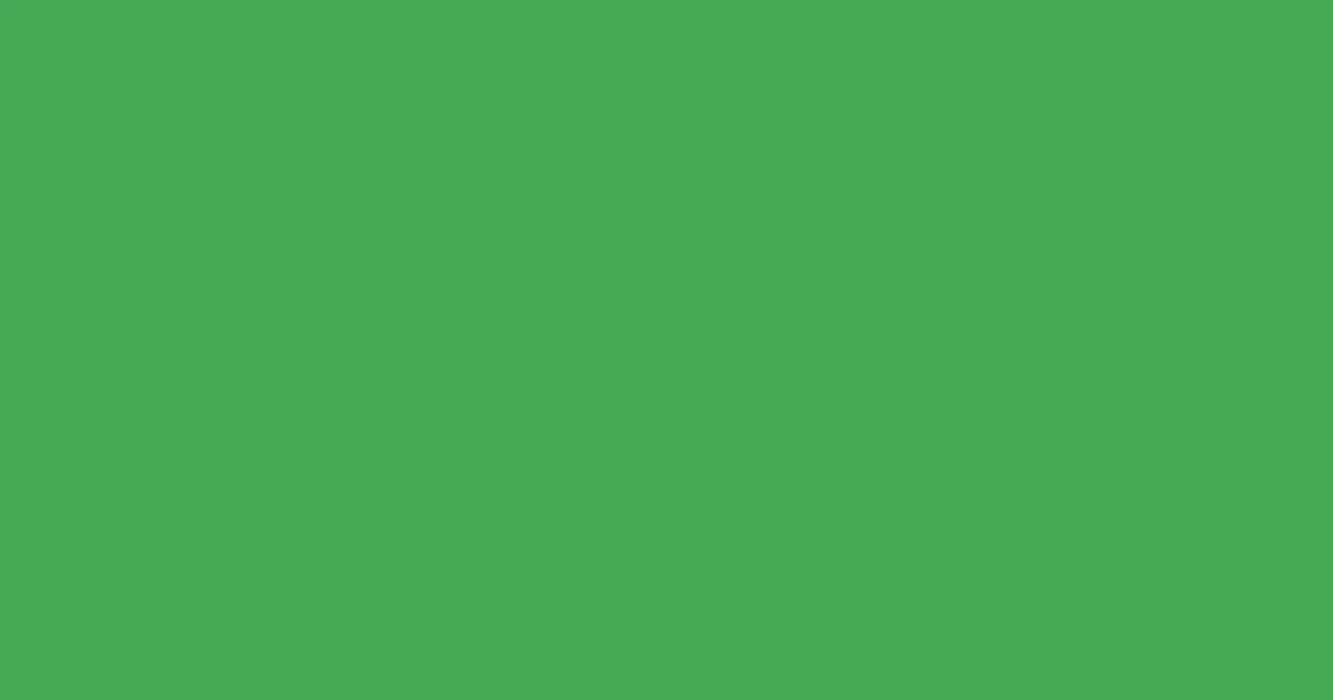 #48a955 chateau green color image