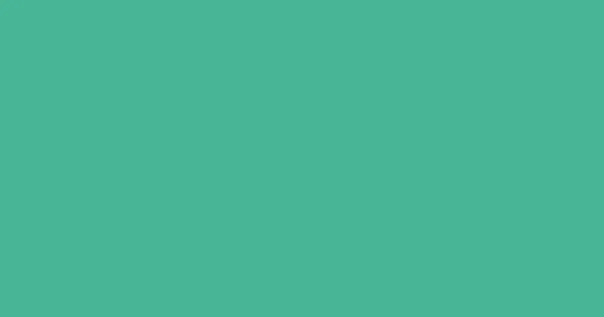 #48b695 ocean green pearl color image