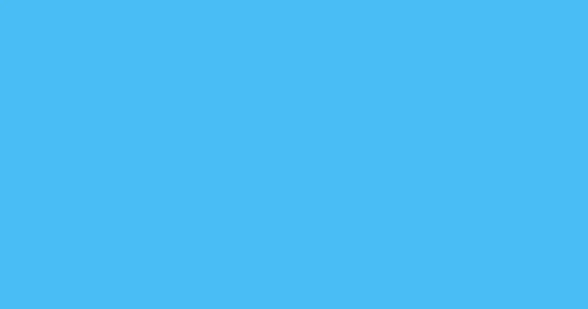 #48bdf5 picton blue color image