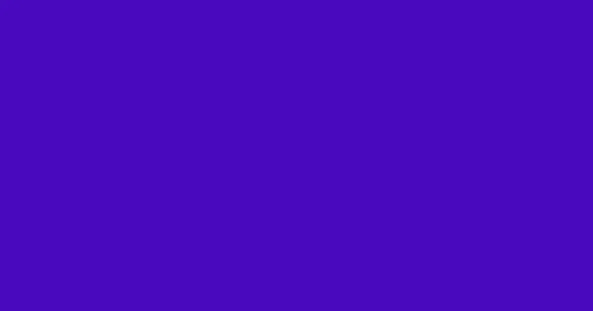 #4909bf purple color image