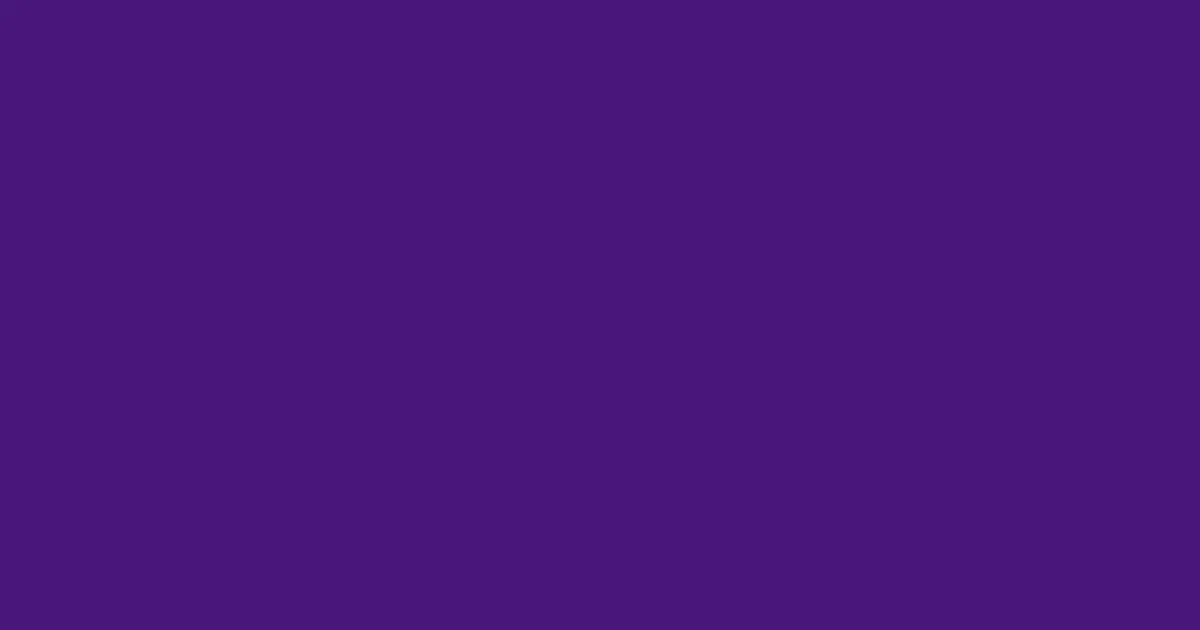 #49167b persian indigo color image